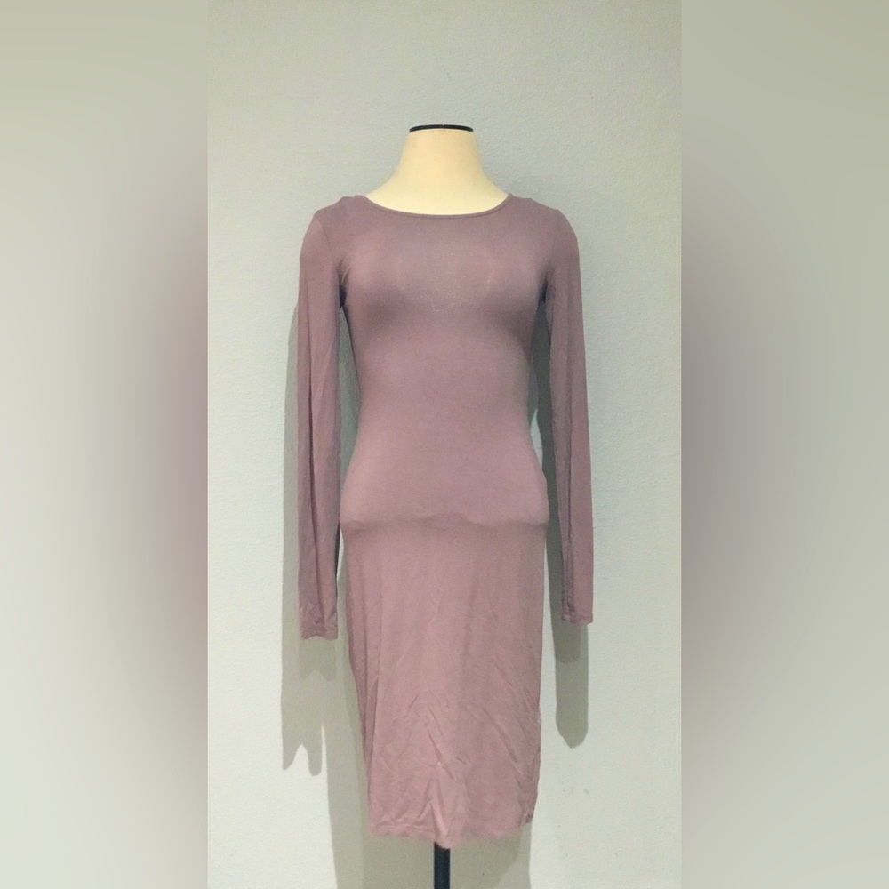 Forever 21 Mauve Long Sleeved Dress, Size S